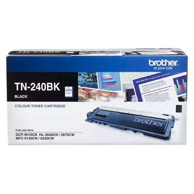 Brother Genuine TN-240BK Black Toner 1400 Pages For 9325CW 9120CN 3045CN 9320CN • $134.40