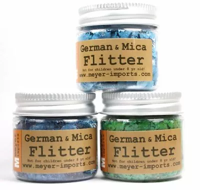 Mica Flakes Set Of 3- Blue And Green - The Professionals Choice - 311-M-0703 • $18.95