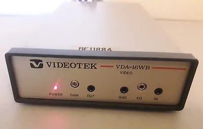 Videotek VDA-16WB DISTRIBUTION AMPLIFIER  • $45