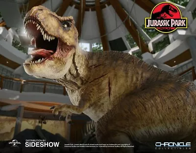 Chronicle Collectibles Jurassic Park T-Rex Rotunda 1/9 Statue Sold Out Rare • $393.40