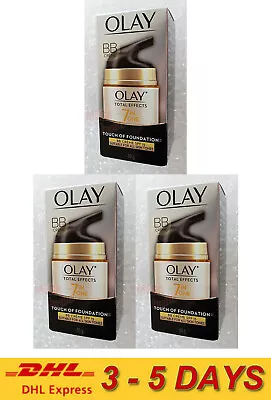 3x50ml Olay Total Effects Tinted Day BB Cream Touch Foundation For All Skin Type • $71.53