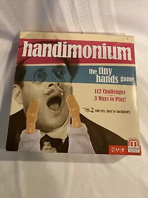 SU1) Handimonium The Tiny Hands Game 2017 MATTEL 112 Challenges COMPLETE RARE • $15