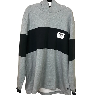 $35 • Buy Puma Grey Pullover Hoodie Size L C128 L80
