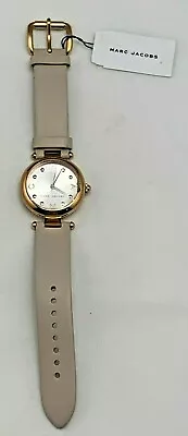 Marc Jacobs Women MJ1464 Rose Gold Tone Watch Leather Band 34mm Dead Battery • $89.99