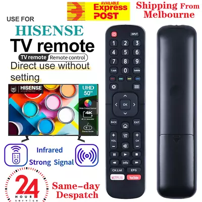 TV Remote Control For HISENSE EN2B27 OEM RC3394402/01 3139 238 50K321UW 40K321UW • $11.99