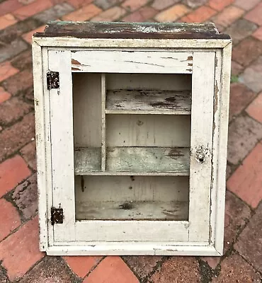 Antique Recessed Wooden Wall/Medicine/Craft Cabinet With Authentic Distressing • $315