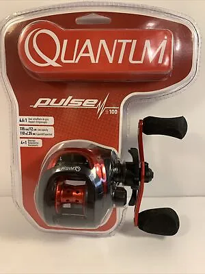 Quantum Pulse Baitcast Fishing Reel Size 100 Reel 6.6:1 Gear Ratio Right Hand • $54