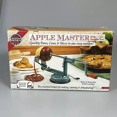 K4 Norpro 865 Apple Master-Apple Parer Slicer & Corer W Vacuum Base • $9.99