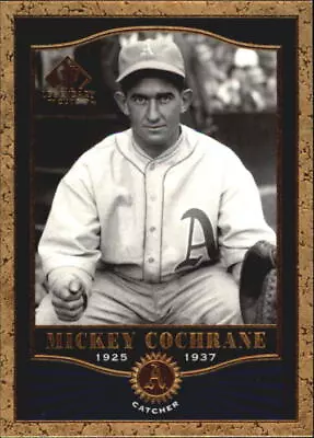 2001 SP Legendary Cuts Philadelphia Athletics Baseball Card #3 Mickey Cochrane • $1.49