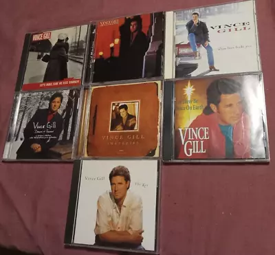 Vince Gill 7-CD Lot Album Collection Key/Souvenirs/Breath Of Heaven/Love Finds U • $18.99