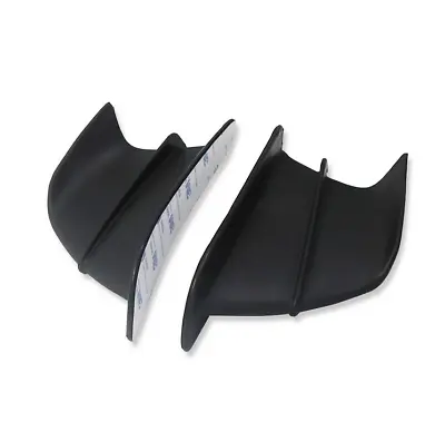 Winglets Side Spoiler Deflector Air Wing Kit Motorcycle Accessories Universal X2 • £20.40