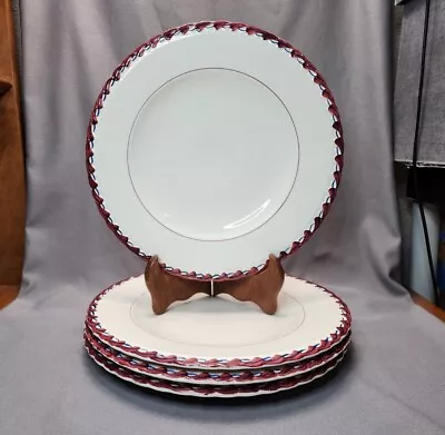 Vintage Vernon Kilns Monterrey Chop Plates (Lot Of 4) 12  Dinner Plates Platters • $30