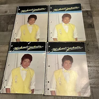 4-Michael Jackson Officially Licensed 1984 School Notebooks • $17.99