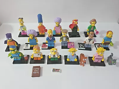 Lego 71009 The Simpsons Series 2 Complete Full Set 16 Minifigures Mini Figures • $225.01