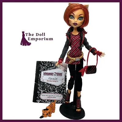 £54.99 • Buy Monster High Doll - 1st Wave Signature - Toralei Stripe With Pet, Diary & Bag