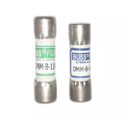 BUSSMANN DMM-B-11A + DMM-B-44/100 44mA 1000VAC/DC BUSS FUSE For Multimeter # • $6.24