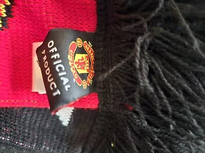 MANCHESTER UNITED  HCL Red/Black SCARF Double SIDEDED  • $6