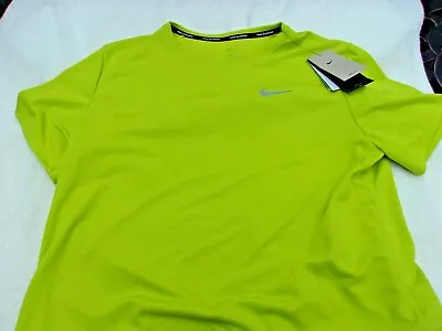 NWT Nike Dri Fit Running T Men's S M L XL Green $35 UV 100% Polyester • $12.99