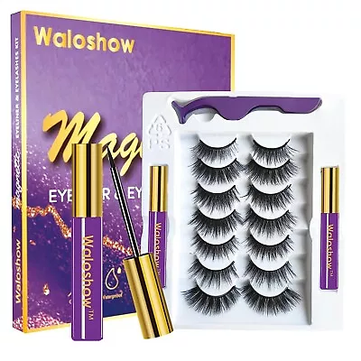 Magnetic Eyelashes With Eyeliner Kit 3D Magic Eyelashes Kit With 7 Pairs • $16.99