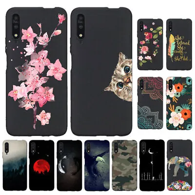 Painted Silicone TPU Phone Back Case Cover For Huawei Y5 Y6S Y7 Y9 Prime 2018/19 • £4.79
