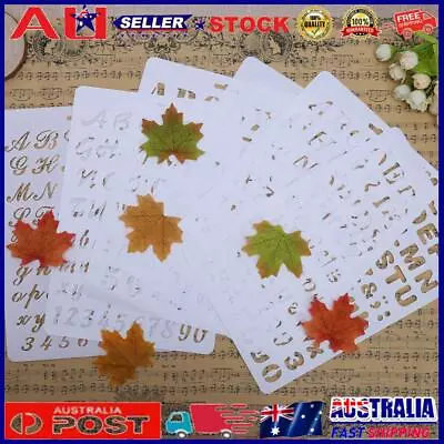 Lettering Stencil Letter Alphabet Stencils Painting Paper Craft Number Word • $7.31