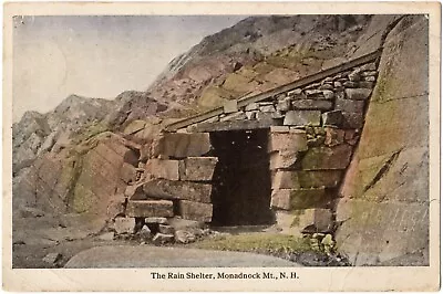 JAFFREY / DUBLIN NH Mount Monadnock Mountain Rain Shelter New Hampshire Postcard • $3.99