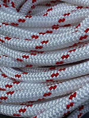 1/2  X 50 Ft. Double Braid-Yacht Braid Polyester Rope. Made In USA. • $40