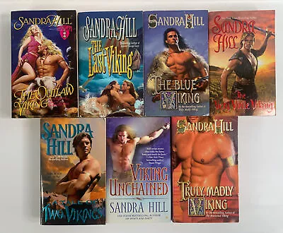 Lot Of 7 Books By SANDRA HILL - VIKING Series Themed Historical Romance Vikings • $14.99