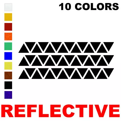 Reflective Vinyl Triangle Decals Removable Stickers For Floors & Walls (1 ) • $9.95