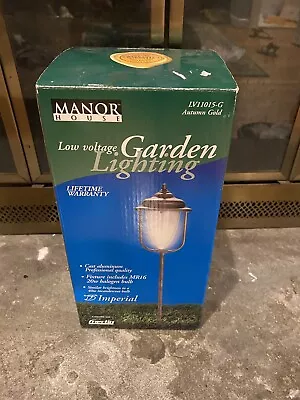 New Manor House Garden Lighting Autum Gold Walkway Post!! • $49.99