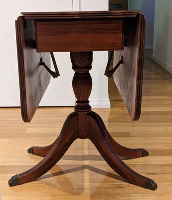 $100 • Buy Antique American Regency Drop Side Hall Table Rosewood