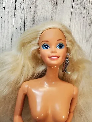 Vintage 1993 Western Stampin' Barbie Blonde Hair Blue Eyes  • $10