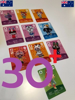 $2.50 • Buy GENUINE Nintendo ANIMAL CROSSING Amiibo Cards Duplicates Series 1-5 LIKE NEW