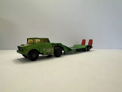 Matchbox  Lesney  Battle Kings K106 Tank Transporter 1974 • $55