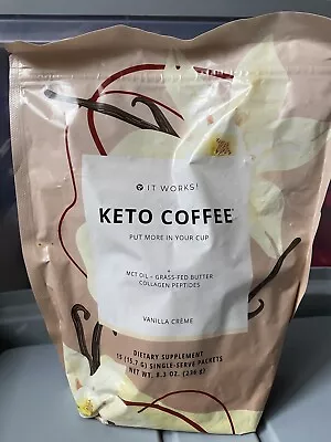 It Work Keto Coffee Vanilla- Sealed Bag 08/2025 • $45