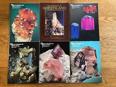 Mineralogical Record Vol. 24 (1993)-All 6 Issues • $30