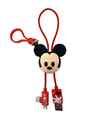 Disney Mickey Mouse 3D Foam USB Cable Bag Clip • $14.99