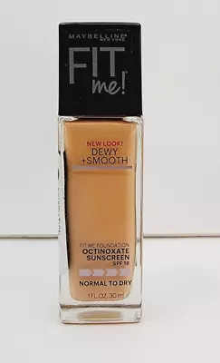 Maybelline FIT ME! Dewy + Smooth Foundation SPF 18- Classic Beige 245 Not Sealed • $4.55