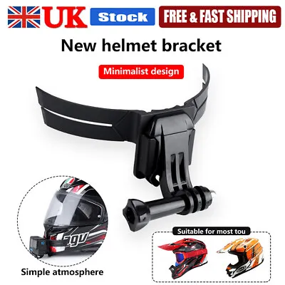 Motorcycle Helmet Chin Mount Bracket For Gopro 10 9 8 7 6 5 Osmo Action Camera • £8.39