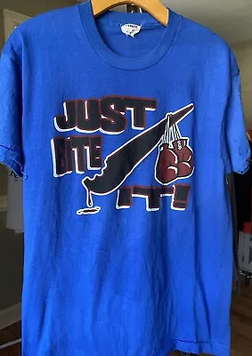 Rare Vintage 90s Mike Tyson Just Bite It Nike T Shirt  • $69.99