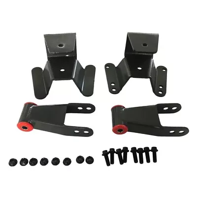 4  Drop Kit Leveling Lowering Shackles Hangers For 1973-1996 Ford F150 F100 • $62.99