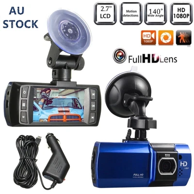 $56.99 • Buy 1080P Dash Cam Dual Camera Reversing Recorder Car DVR  FHD 2.7  LCD Night Vision