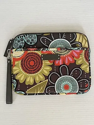 Vera Bradley Neoprene Tablet Sleeve Case Cover Floral Print 10x8 • $19.50