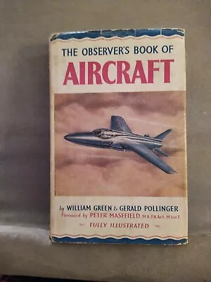 Observer's Book Of Aircraft..1955 Edition Vg In Near Vg Dustwrapperclean Copy. • £20