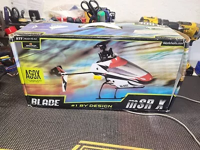 Blade MSR X MSRX Flybarless RC Remote Control BNF Helicopter BLH3250 With Extras • $74.99