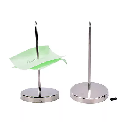 Safe Memo Holder Spike Stick For Bill Receipt Note Paper Order Office Desk NA Dz • £2.73