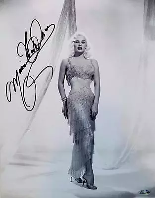 Mamie Van Doren Signed 11x14 Photo Playboy Playmate OC Dugout Hologram + COA E • $107.99