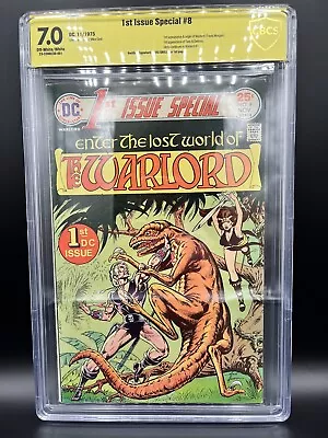 AMAZING 1st ISSUE SPECIAL 8- MIKE GRELL SIGNED - WARLORD 1st APP CBCS GRADED 7.0 • $124.99