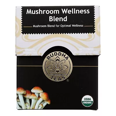 Buddha Teas Mushroom Wellness Blend Tea 18 Tea Bags . USDA  Organic • $14.23