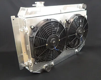 Holden Hq Hj Hx Hz 253-308 V8 Auto 4 Row Aluminium Radiator Shroud&fans 246-4-fs • $379